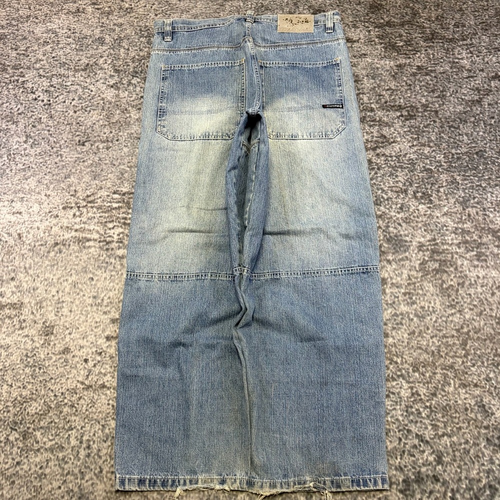Southpole‎ Jeans Mens 36x31 Blue Baggy Wide Leg Skater Grunge Vintage Y2K